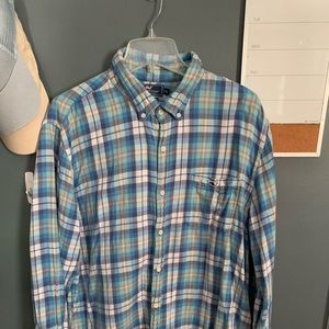 Vineyard vine men’s double cotton slim fit shirt